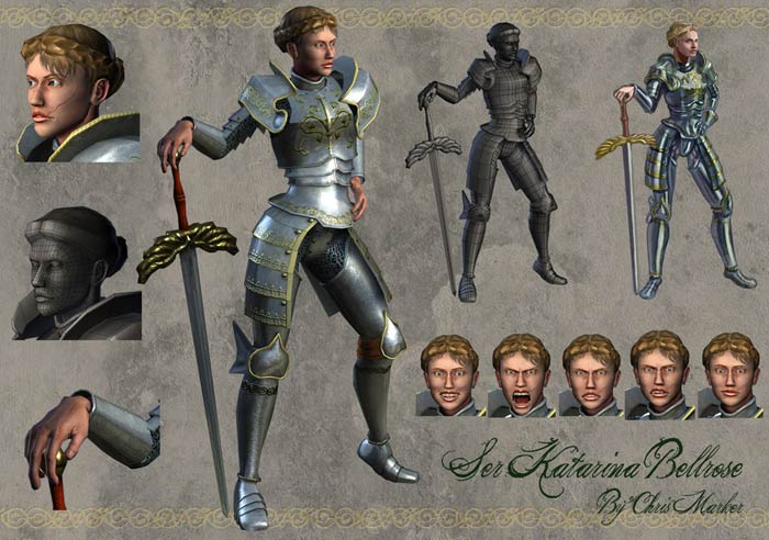Knigh 3d Character Project